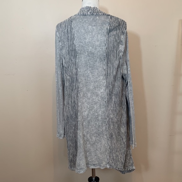 Zenergy by Chico’s Textured Long Draped Front Cardigan With Pockets - Picture 6 of 11